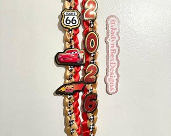 Lightning McQueen Graduation Lei 2026