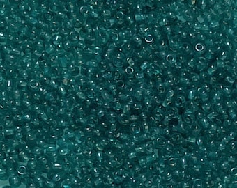Antique Italian Micro Seed Beads -13/0-14/0 Rich Teal Blue- 4 gram Bags