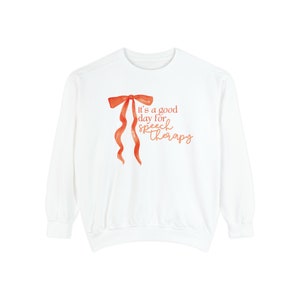 it&#39;s a good day for speech comfort colors crewneck