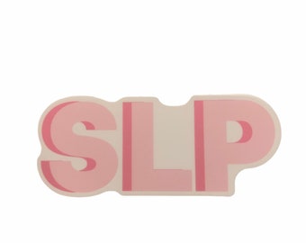 Pegatina SLP - SLP rosa