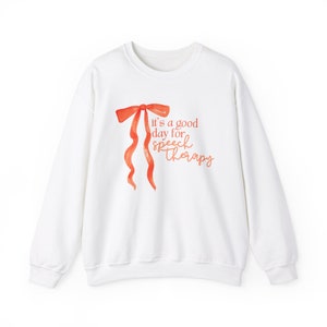 it&#39;s a good day for speech crewneck