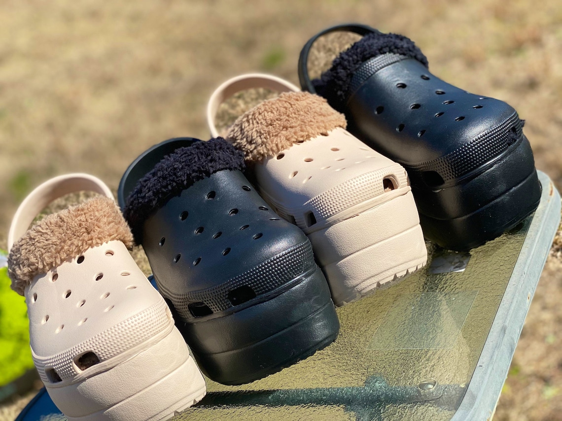 fuzzy croc sale