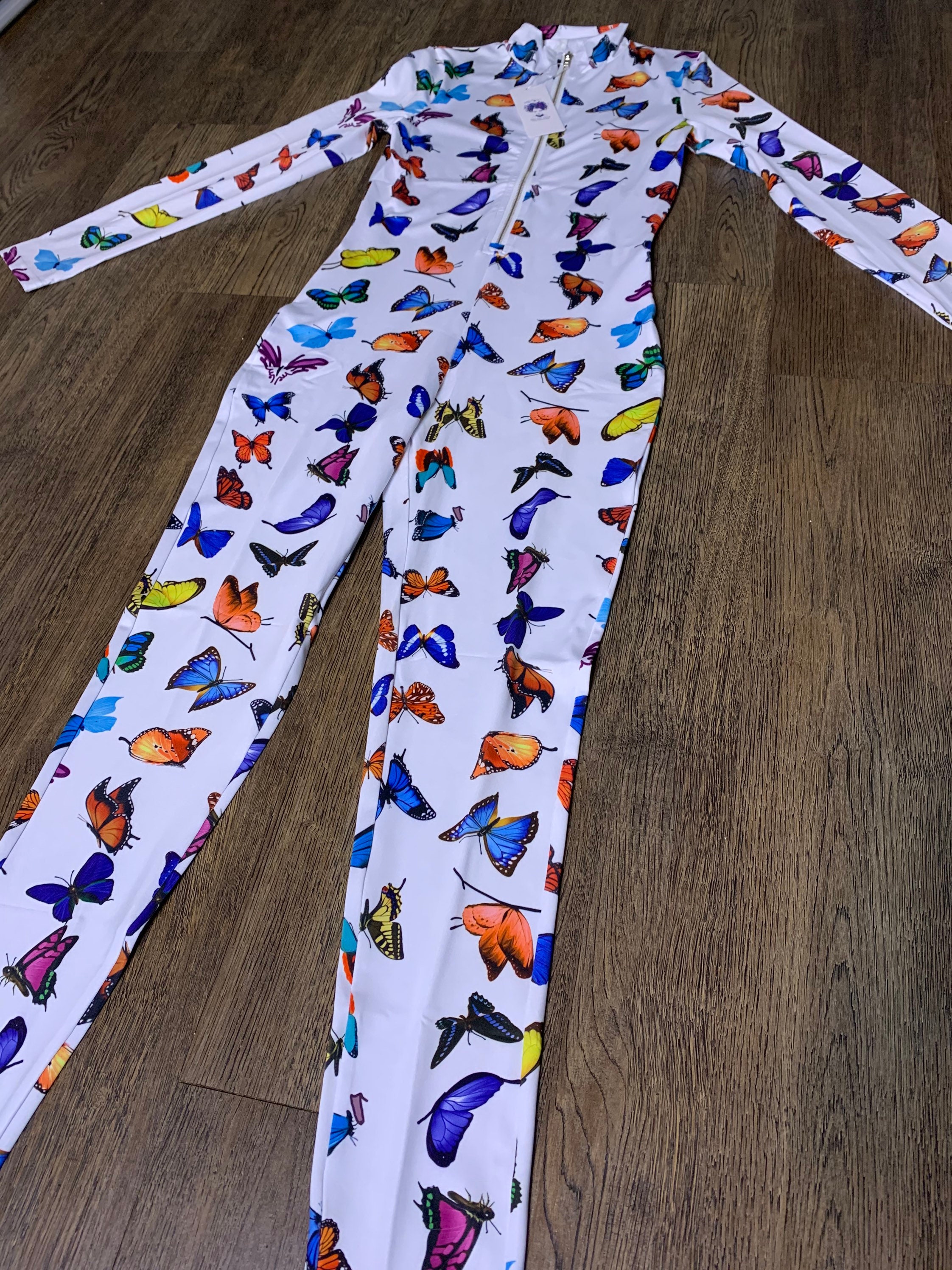 Butterfly jumpsuit Y2k bodysuit cute bodysuitsbutterfly Etsy