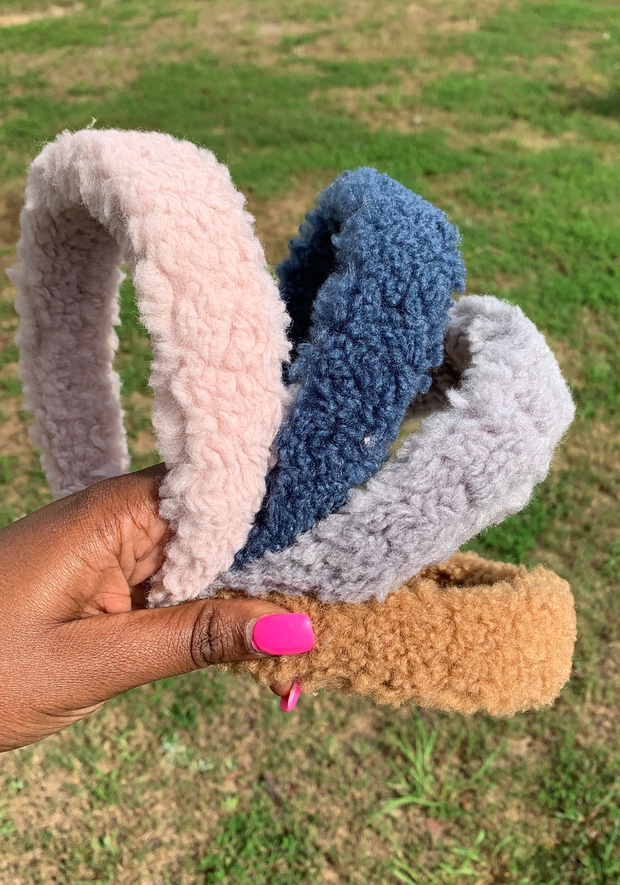 Fuzzy headbands cute headbands soft headbandsfuzzy Etsy