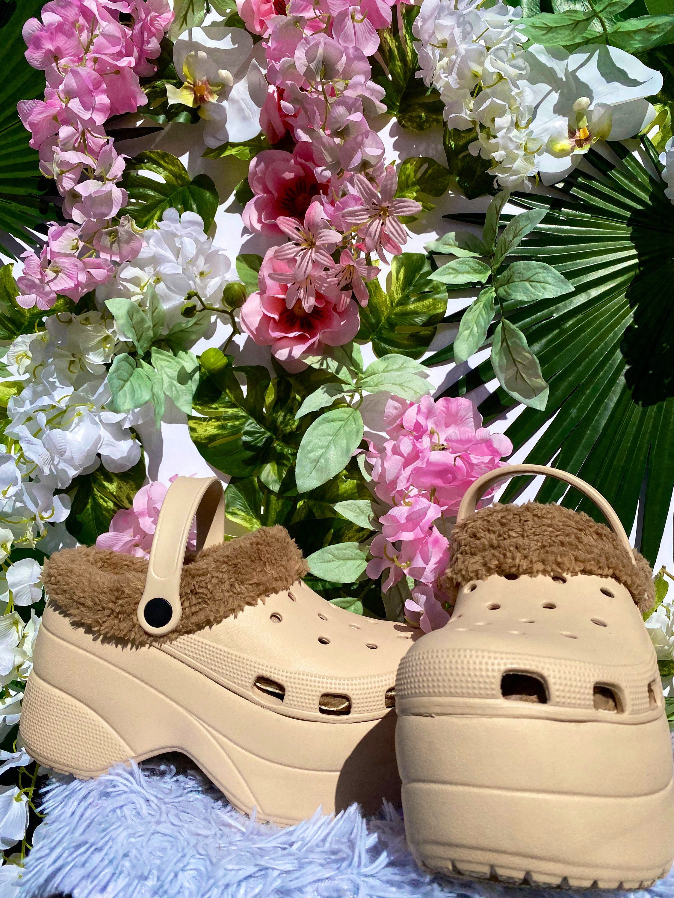 high platform crocs cheap