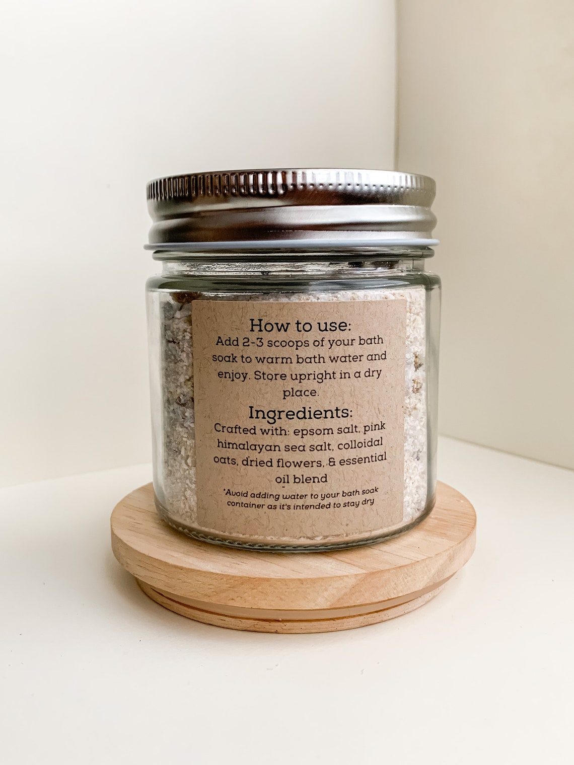 Herbal Oat Bath Soak Aromatherapy Eczema Muscle Etsy