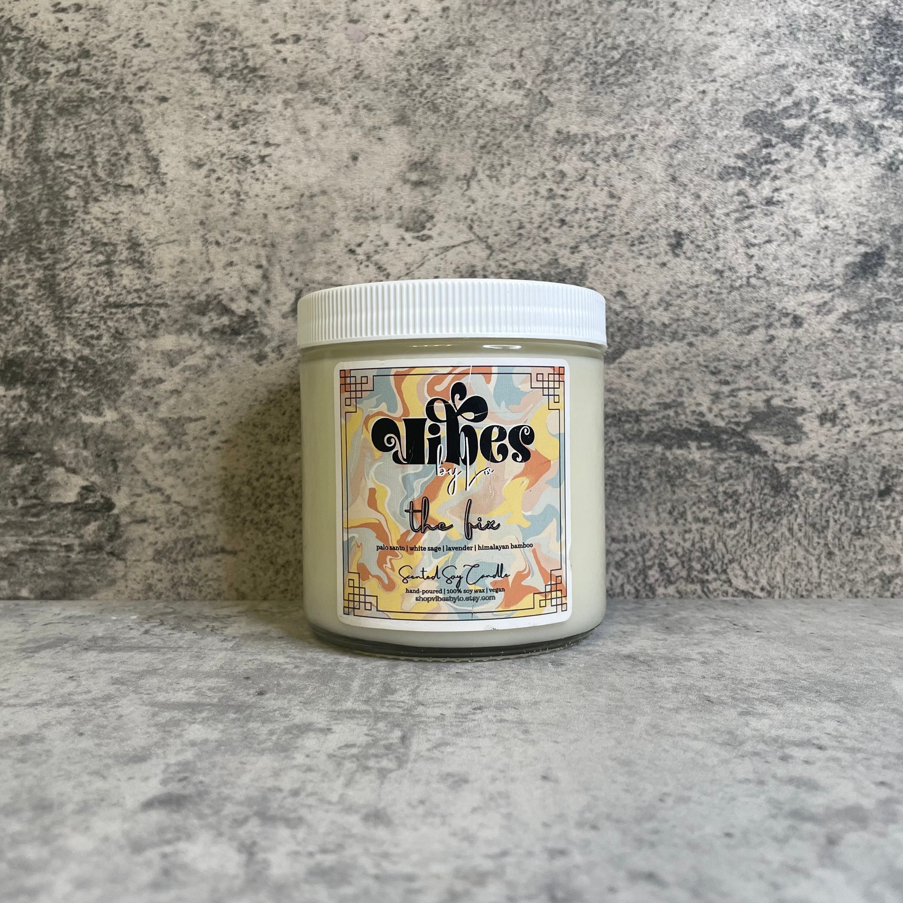 Le Correctif | Palo Santo, Sauge Blanche, Lavande et Bambou de L'himalaya Bougie Soja Parfumée Par S