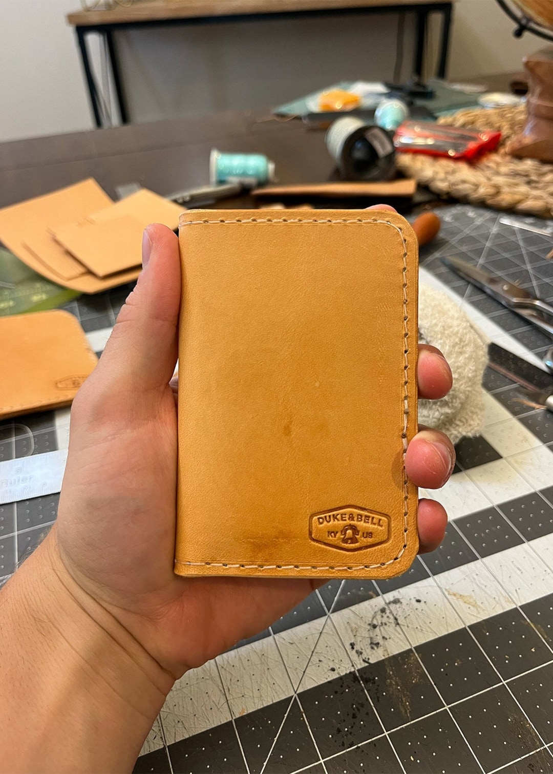 Duke & Bell Vertical Wallet - Etsy
