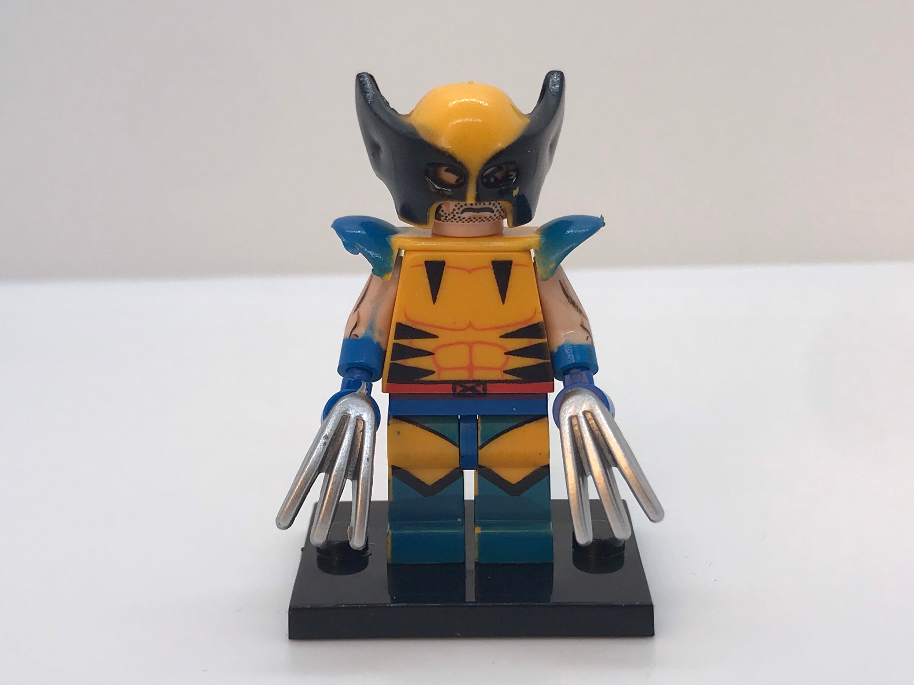 Wolverine Minifigure XMen Custom Minifigure Marvel Custom Etsy