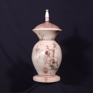 vase, wood vase, lathe turned vase, Aspen vase, had turned vase, reclaimed wood vase, tall vase, flower vase, decretive vase, designer vase