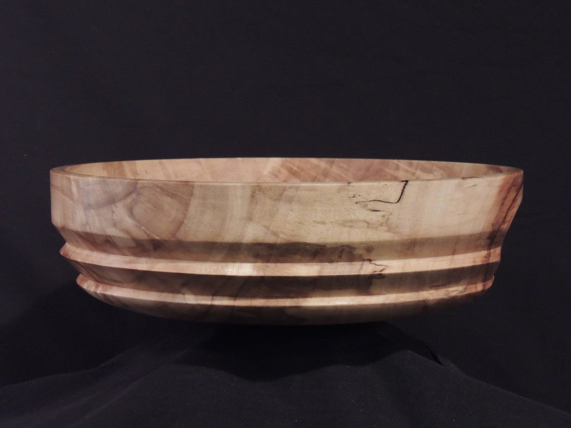 Salad Bowl, Wood Bowl, Lathe Turned Bowl, Custom Made Bowl, Reclaimed