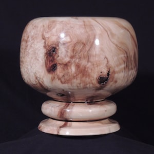 vase, wood vase, lathe turned vase, Aspen vase, had turned vase, reclaimed wood vase, tall vase, decretive vase, designer vase