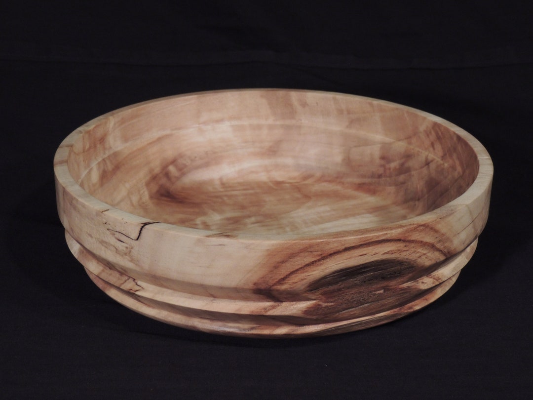 Salad Bowl, Wood Bowl, Lathe Turned Bowl, Custom Made Bowl, Reclaimed