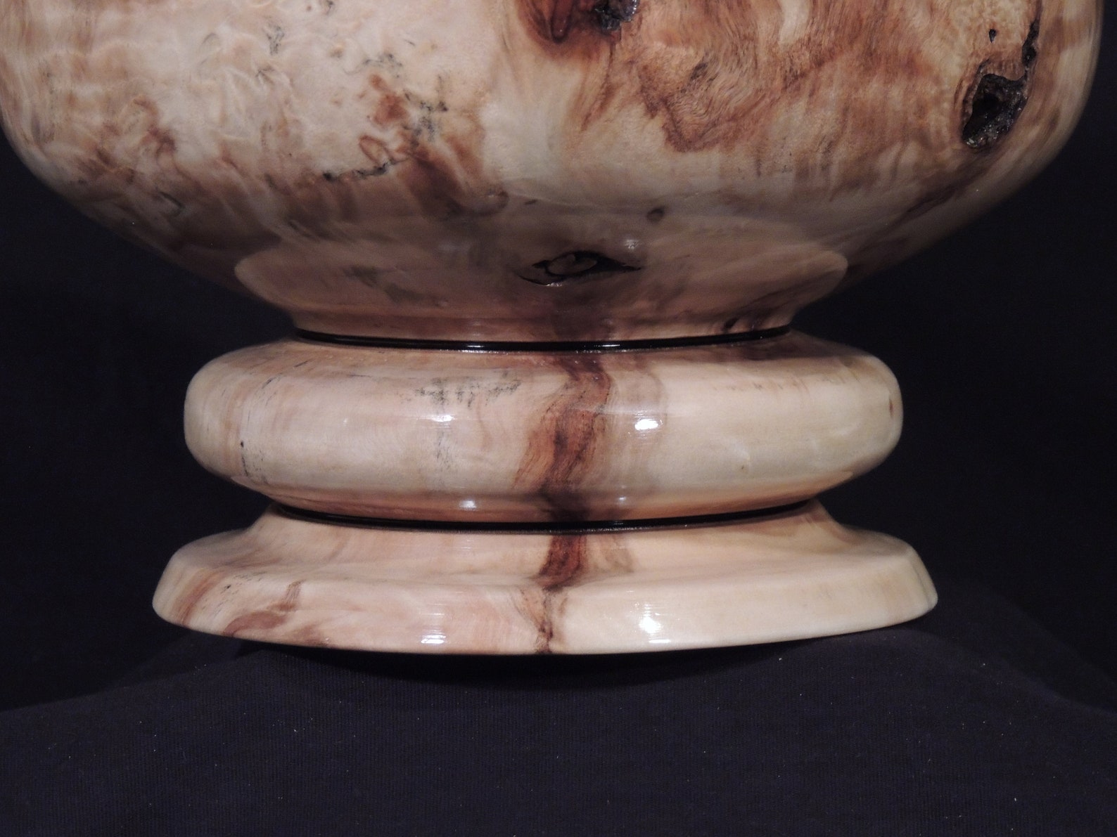 Vase, Wood Vase, Lathe Turned Vase, Aspen Vase, Had Turned Vase