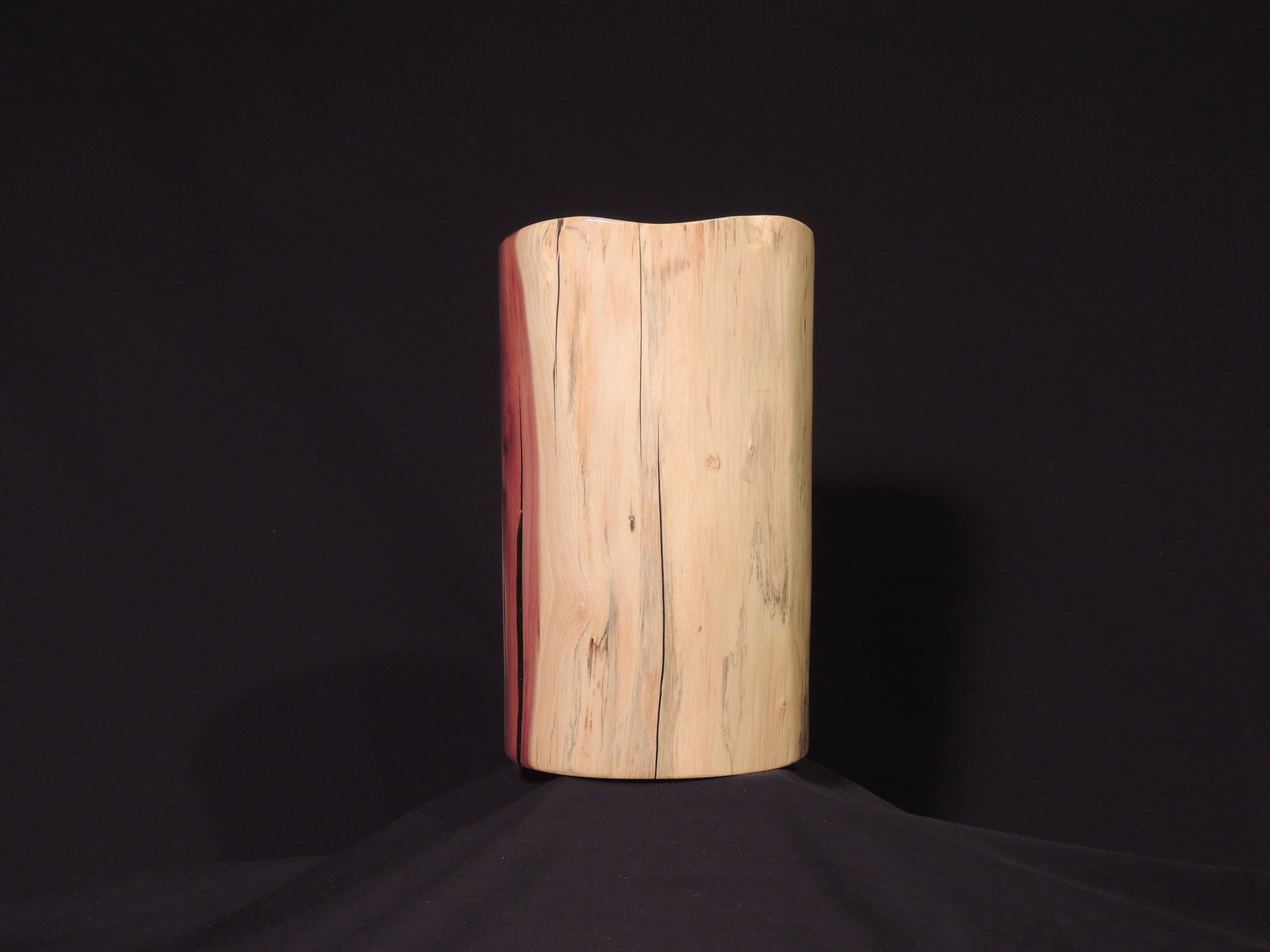 Vase, wood vase, lathe turned vase, Cedar vase, hand turned vase