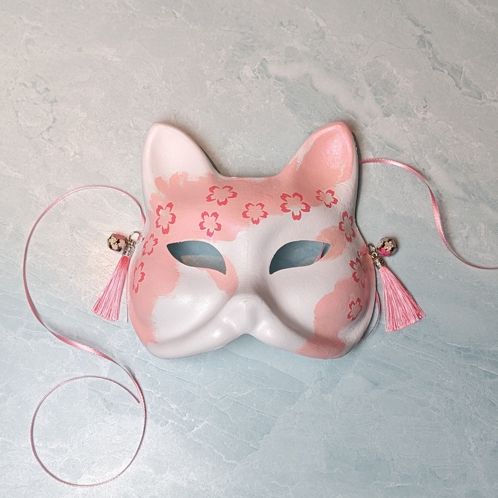 新Prenom Assuran Mellow Mask 160g Bright Pink Cherry Blossom Fox Mask | Sakura Japanese