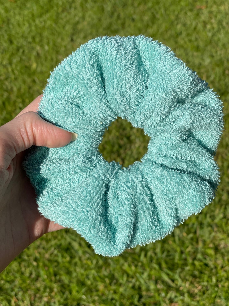 After Bath Scrunchie Towel Terry Cloth Soft Stretchy Etsy