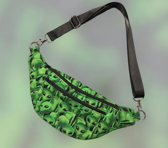 Alien Fanny Pack Extraterrestrial Bum Bag Neon Green Festival Bag Crossbody Bag Sling Bag Waist Purse Travel Purse Alien Lover Gift Etsy