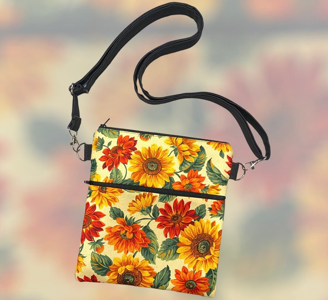 Sunflower Crossbody Bag Handbag Messenger Bag Fall - Etsy