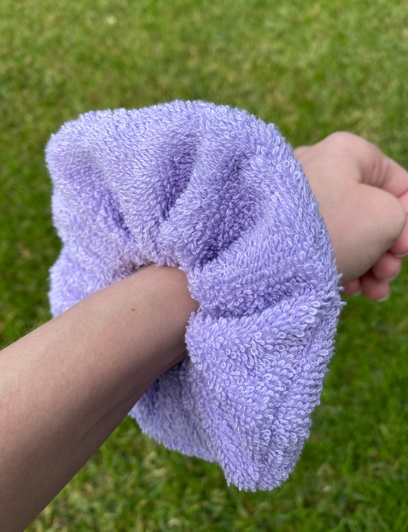 After Bath Scrunchie Towel Terry Cloth Soft Stretchy Etsy