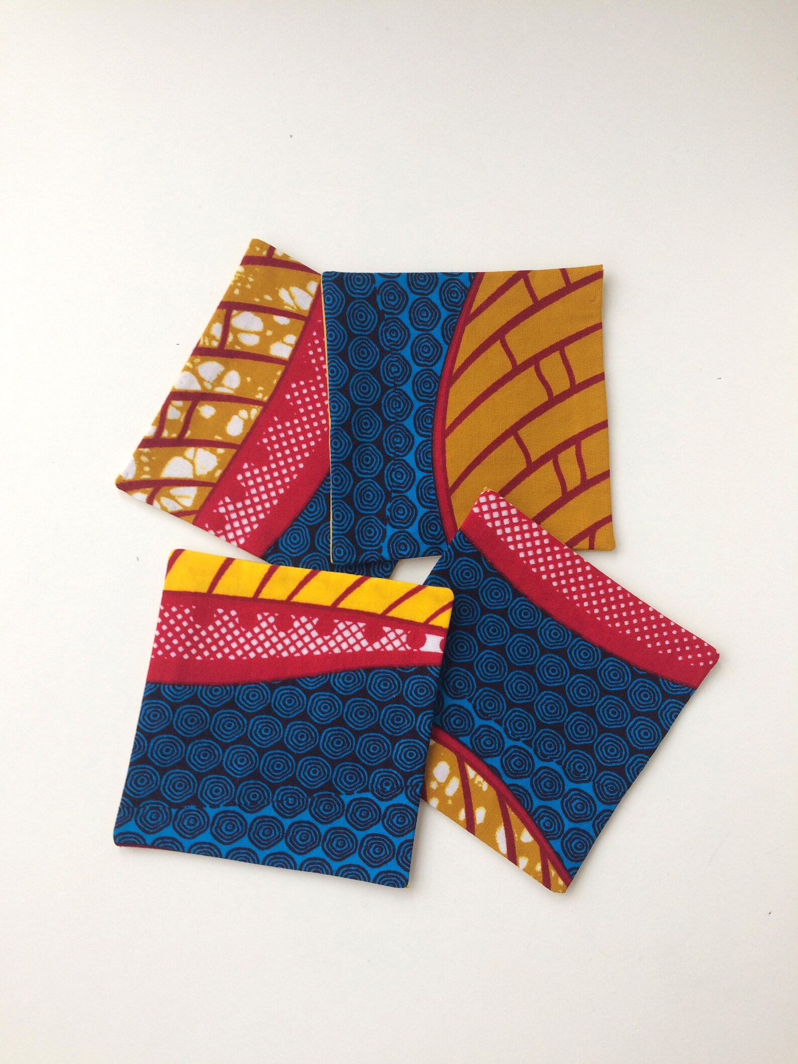 Set of 4 Coasters African Print Kitchen Dining Home Gift Etsy UK