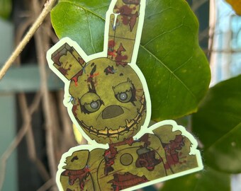 SpringTrap Glow in the Dark Sticker