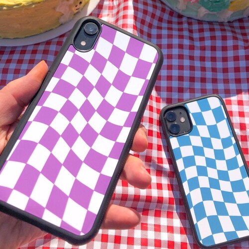 Trippy checkers phone case!