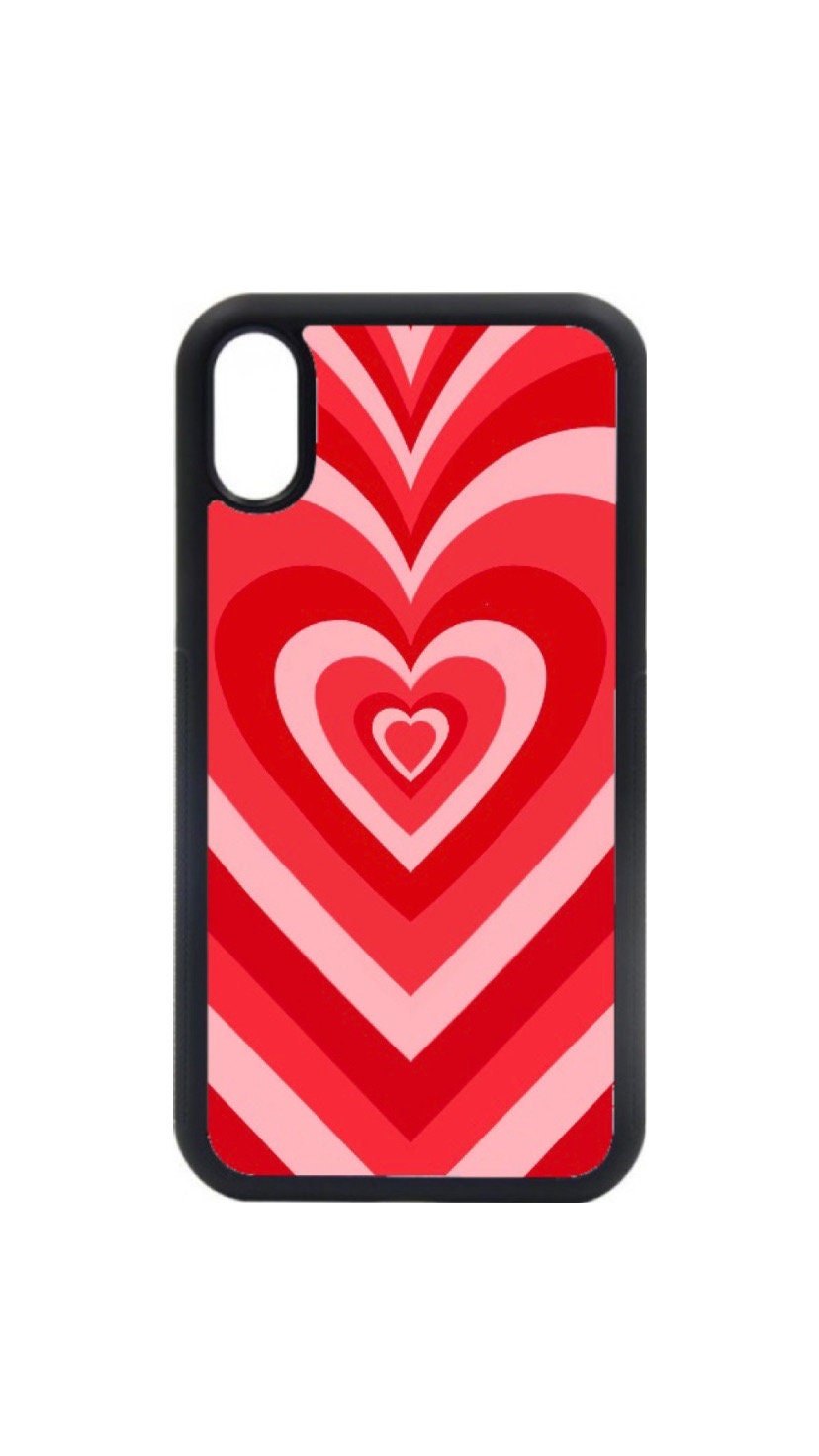 Red Heart Phone Case IPhone 11 IPhone Xr iPhone 8 iPhone Etsy