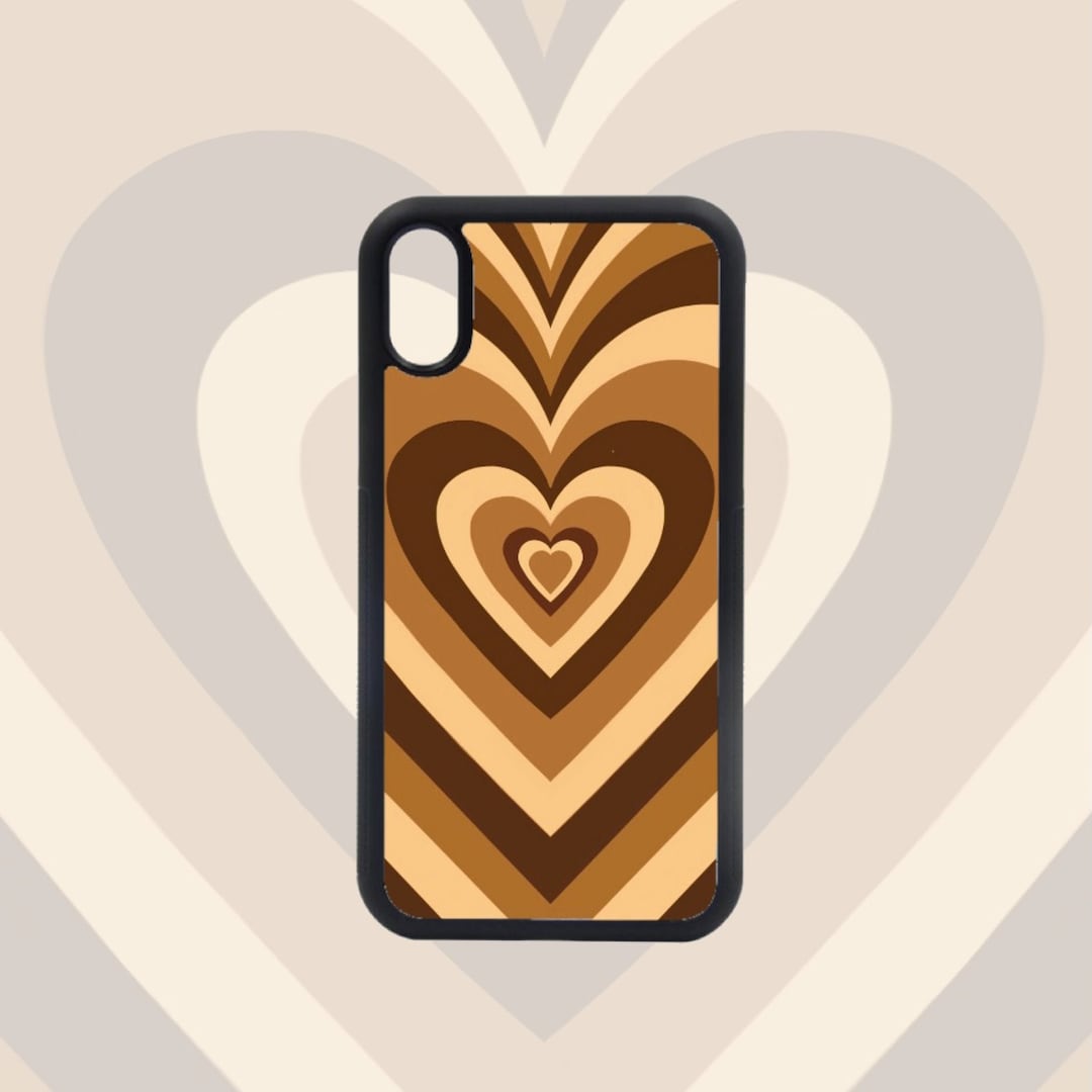Brown Heart Phone Case iPhone 11 iPhone Xr iPhone Etsy 日本