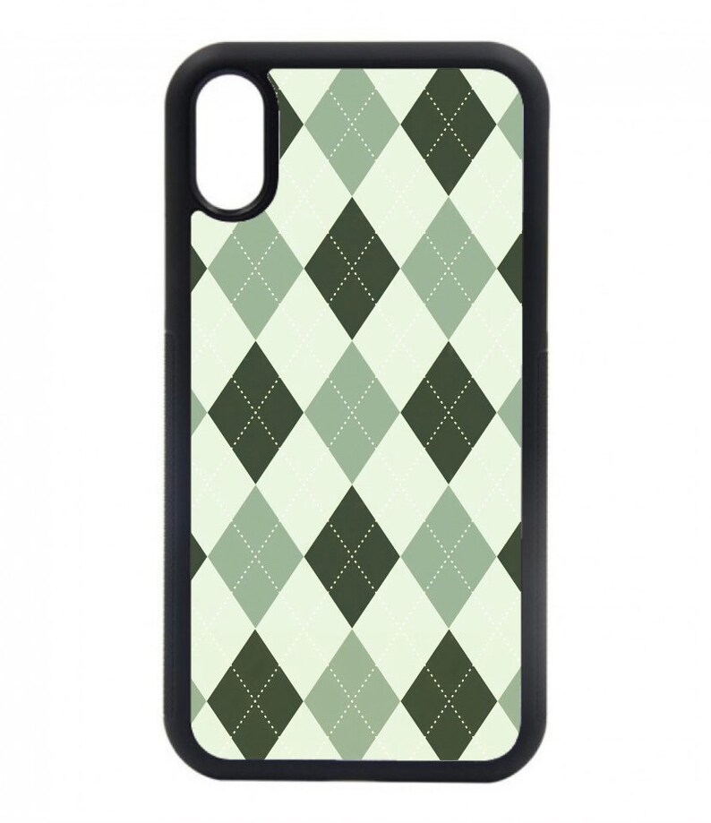 Sage Green Argyle Phone Case Iphone 11 Iphone Xr Iphone 8 Etsy