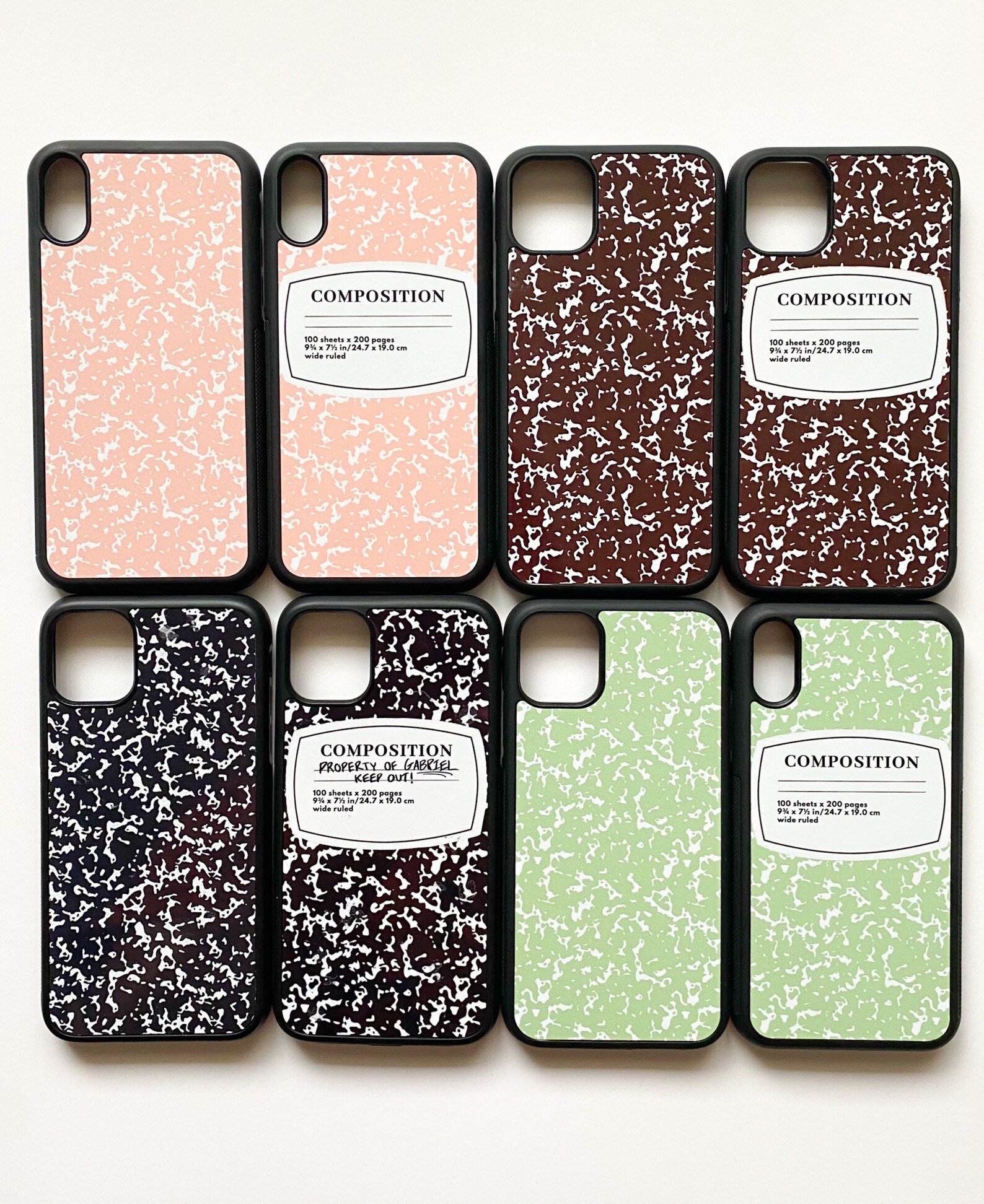 The Composition Notebook Phone Case IPhone 11 IPhone Xr Etsy