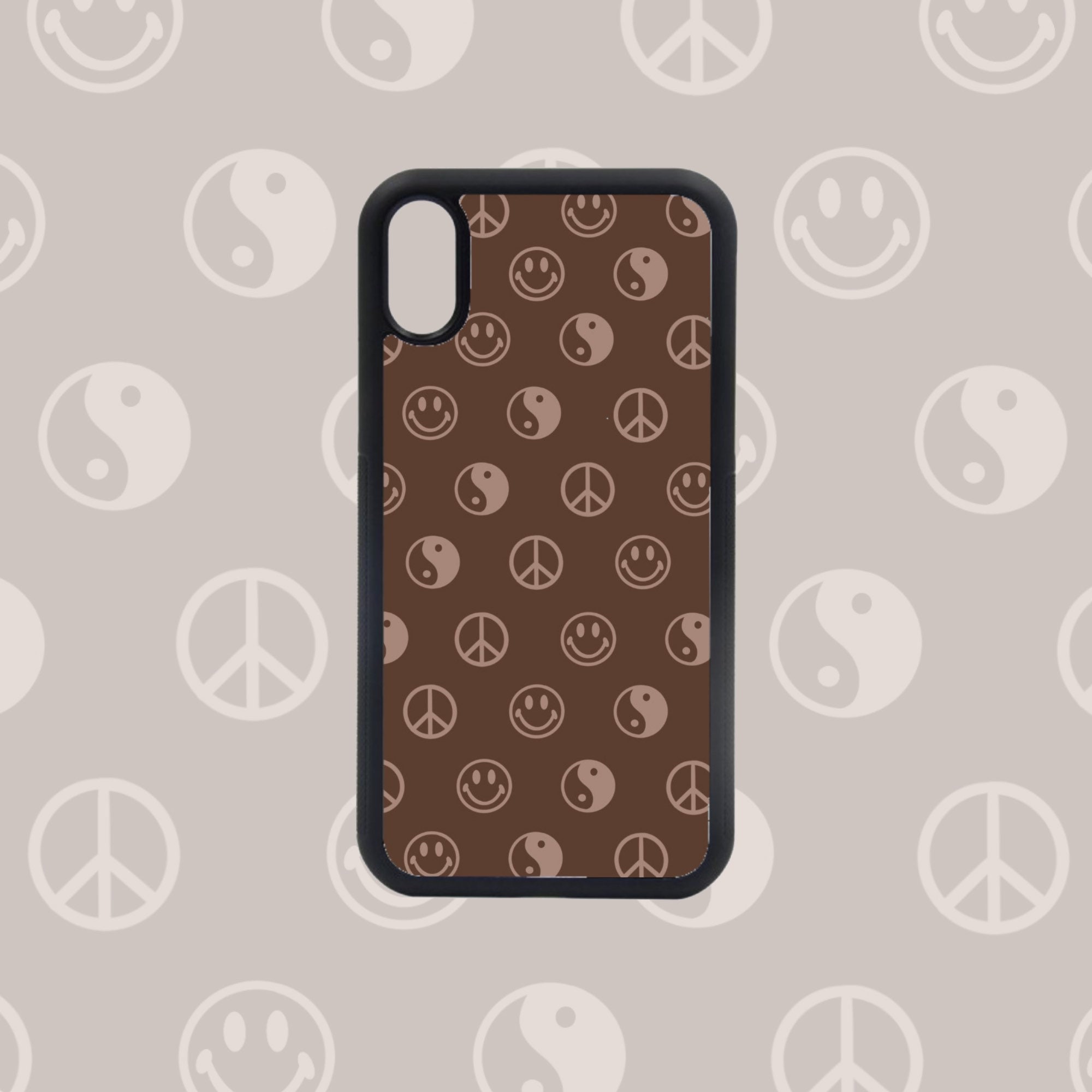 Brown Inner Peace Phone Case iPhone 11 iPhone Xr iPhone 8 