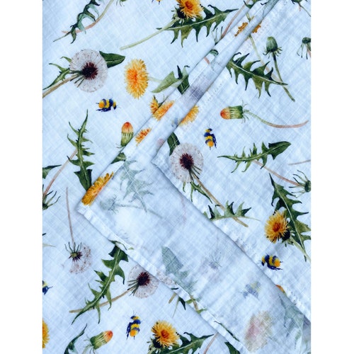 Clementine Baby Muslin Swaddle Blanket Bamboo 120cm X 120cm Etsy UK