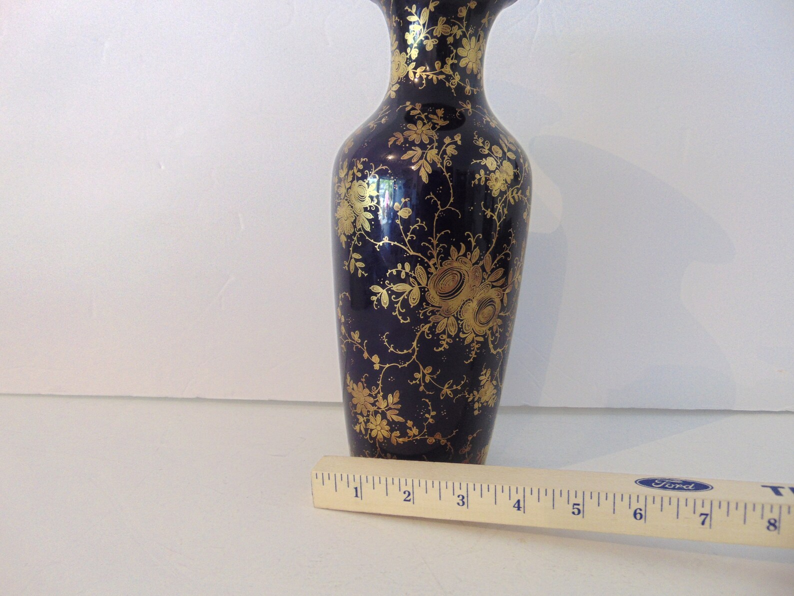 Kaiser West German Kobalt Vase ECHT SCHARFFEUER KOBALT Liane Etsy