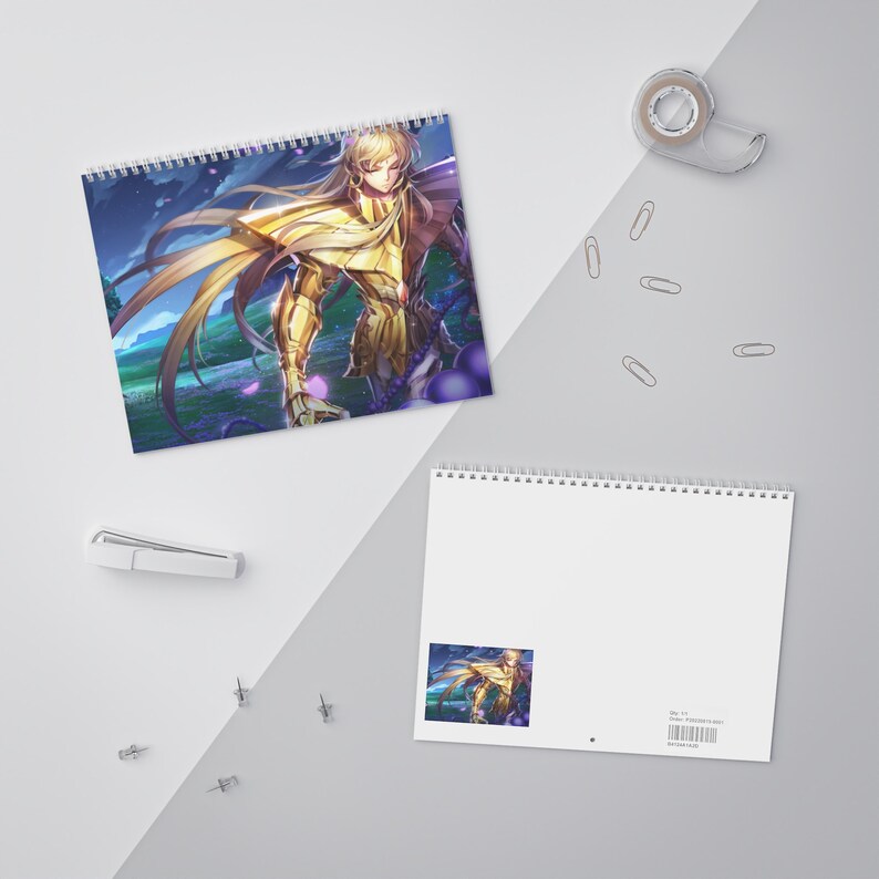 Calendar 2024 Saint Seiya World Etsy