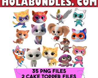 Superkitties PNG, Superkitties Clipart, Direct downloaden