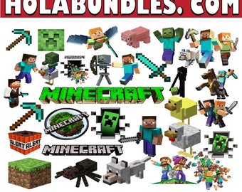 Minecraft Bundle Game Chracters, Svg Png Sticker Print Pdf, Tshirt, Shirt, Hoodie, Cupa, Stickers, Digital Prints, Cricut for svg files