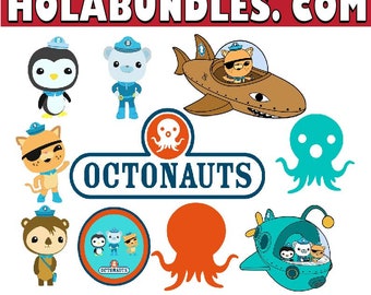 Octonauts Svg for Cricut, Octonauts Png, Octonauts Clipart, High Quality Files, Birthday Party Svg, Layered, Instant Download