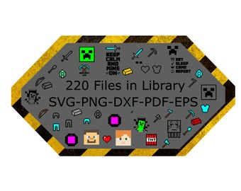 Download Minecraft Creeper Svg Etsy PSD Mockup Templates