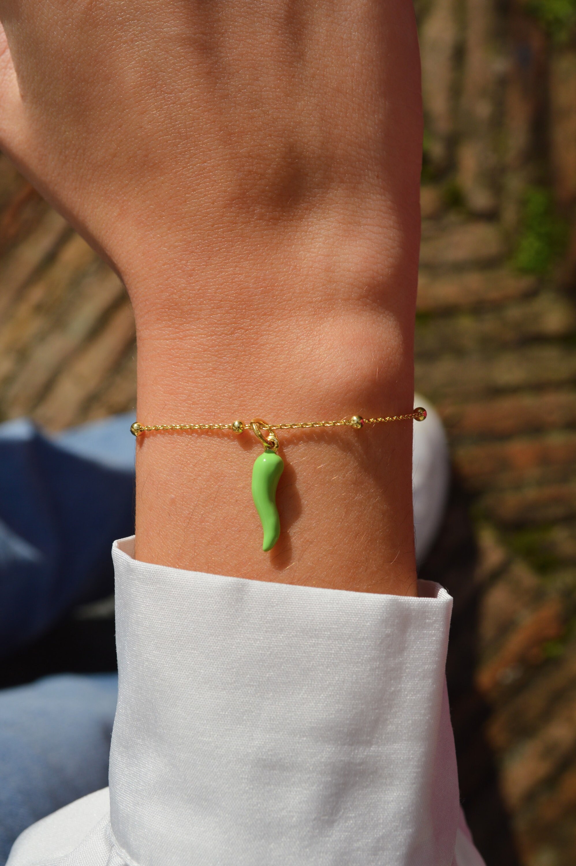 Horn Link Bracelet - Etsy