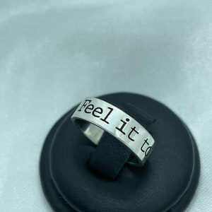 925 silver band ring, French band ring, men&#39;s and women&#39;s ring, flat band ring, unisex ring, personalized ring