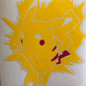 6&quot; Poke Electric Mouse Vinyl Decal