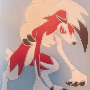 6&quot; Poke Midnight Lycan Vinyl Decal