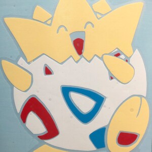6&quot; Poke Dancing Egg Vinyl Decal