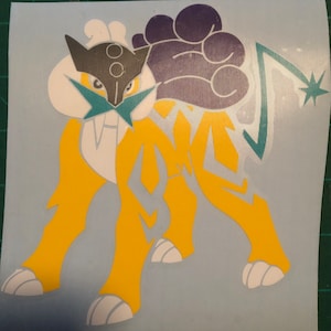 6&quot; Poke Electric Cat Vinyl Decal