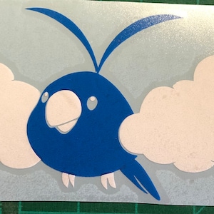 6&quot; Poke Cottonball Vinyl Decal
