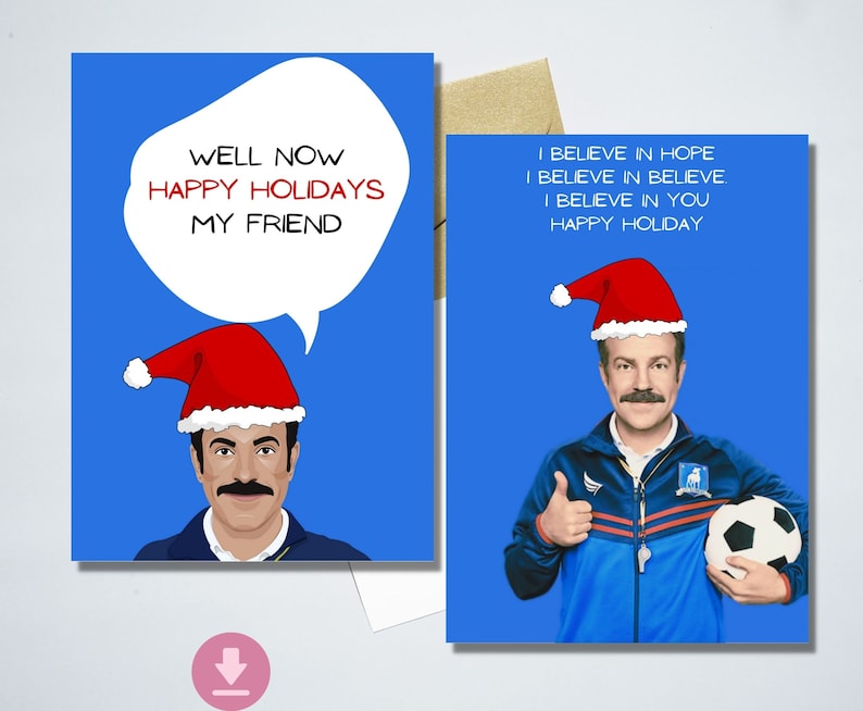 Ted Lasso Poster Best Ted Lasso Quotes TED LASSO Christmas Etsy