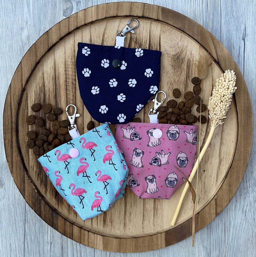 100 Bunte Leckerlibeutel Mit Hundepfoten-Druck – 12,5x27,5 Cm, OPP Material, Hitzeversiegelbar Für Partys