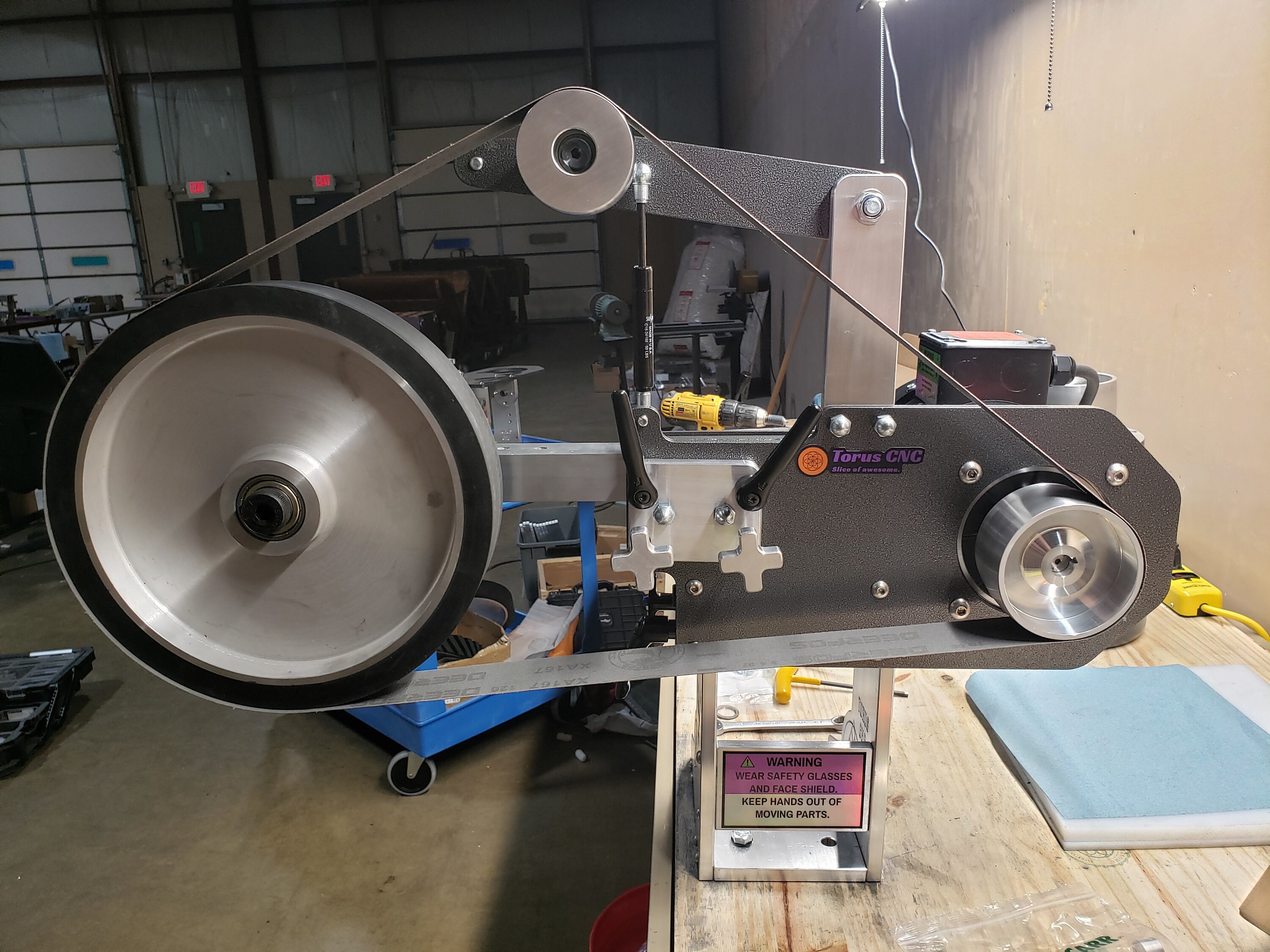 2x72 Belt Grinder. 90 Degree Tilting. Made in Illinois. Just Etsy