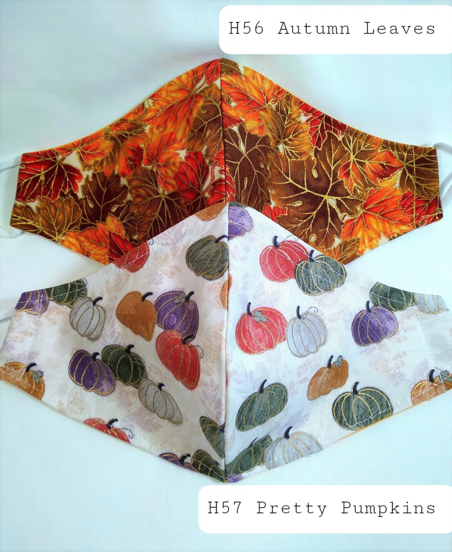 Autumn FACE MASKs -Sale!!  - Fall - Seasonal -   Ships Same Day as Or…